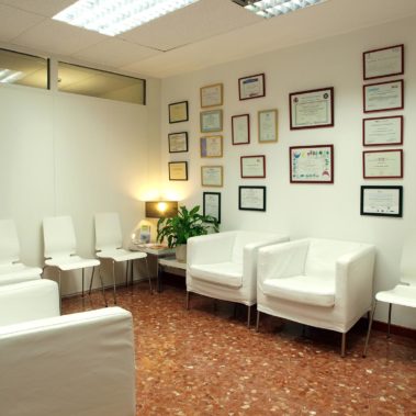 Sala de espera de la consulta