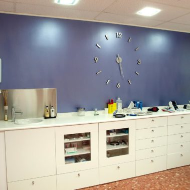 Instrumental de la sala de exploración