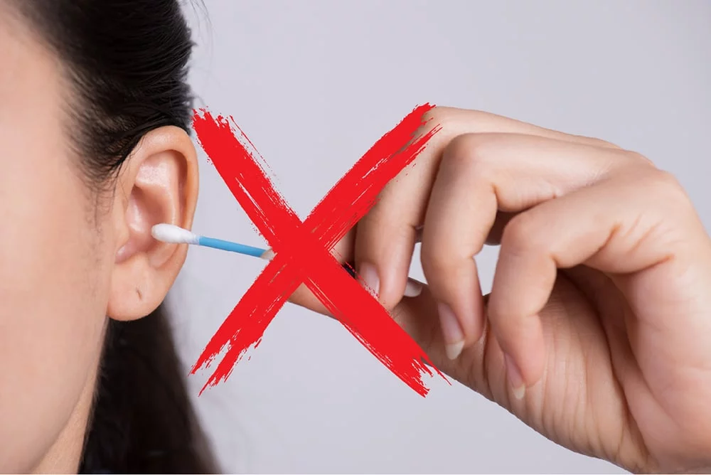 Evitar el uso de bastoncillos